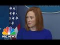 Biden Press Secretary Promises Return To Briefings With Health Officials | NBC News