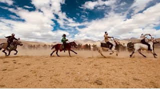 His holiness 14th Dalai Lama 88th birthday celebration in jangthang horse racing//Jangthang sumdho