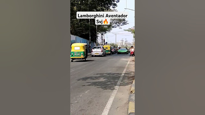 Lamborghini Aventador Svj exhaust sound 🔥