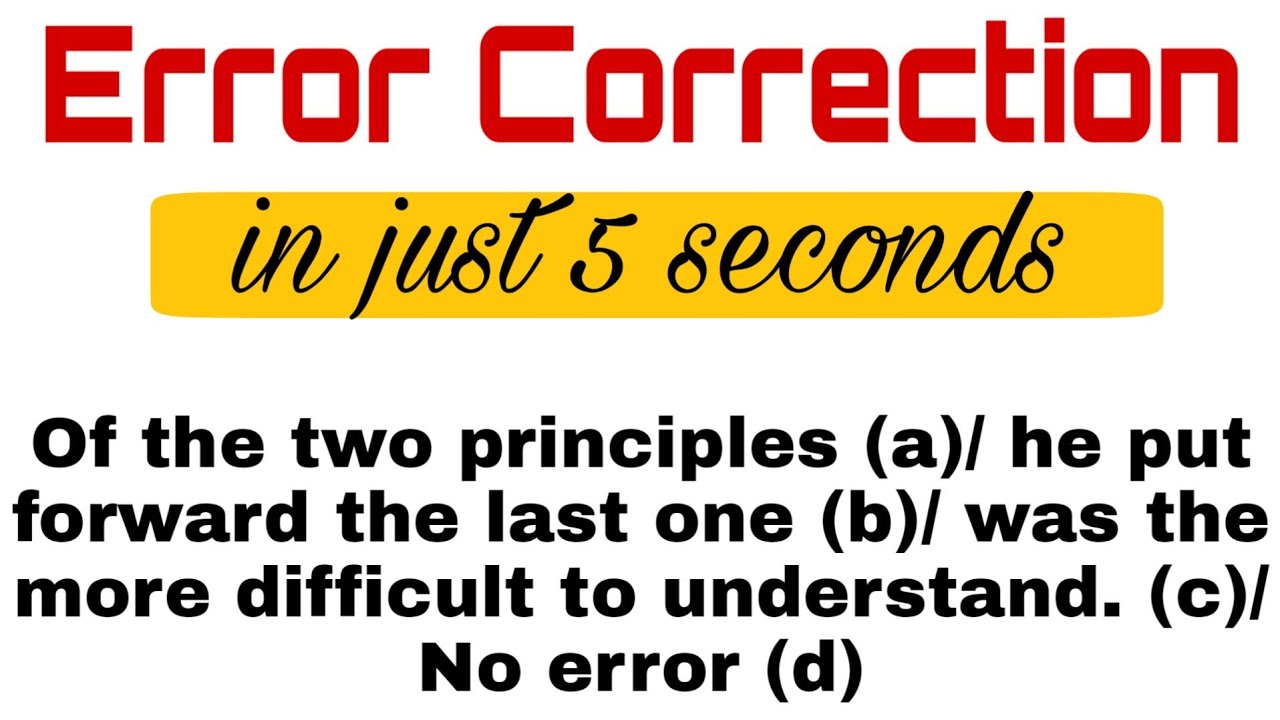 Error Detection In English Worksheets 3 14