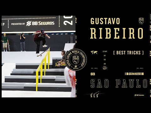 Gustavo RIbeiro's 3rd Place Finish - 2023 SLS Super Crown | Best Tricks