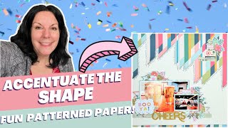 Scrapbooking Process Using a Patterned Paper as a Design Element