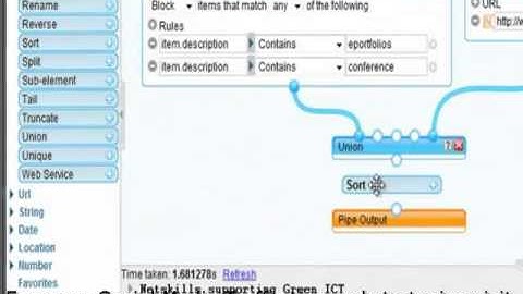 Using Yahoo Pipes to find and organise RSS feeds