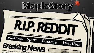 R.I.P. MapleStory Reddit