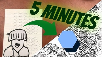 How to generate a paper hexcrawl INSTANTLY