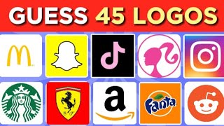 Guess the Logo in 5 seconds | 45 food and drinks logo