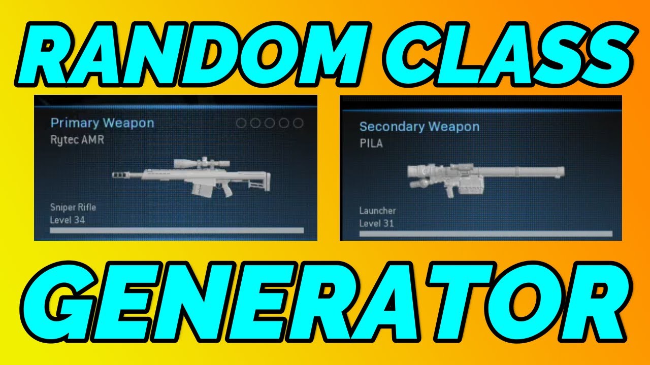 Random Class Generator For Modern Warfare!!! With A Painfully Bad MW Season 5 - YouTube