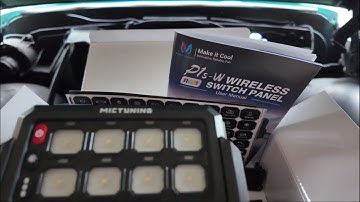Unboxing the MICTUNING P1s-W Wireless Switch Panel 8 Gang, Cordless RGB Switch Panel🔥
