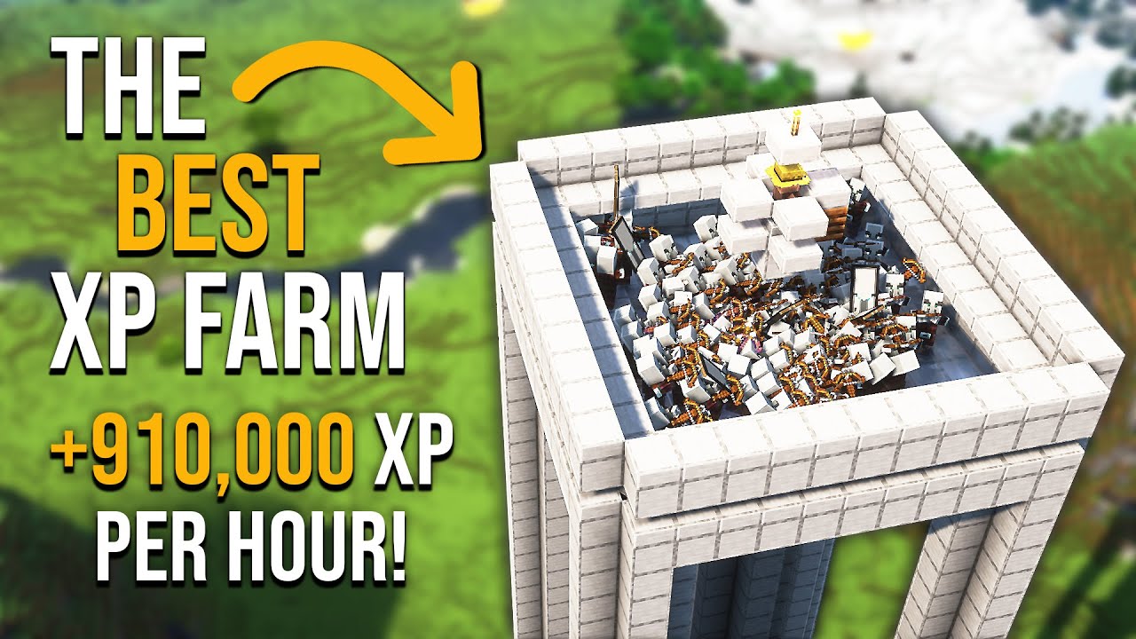 Easy minecraft xp and enderman farm bedrock 1.20 #minecraft