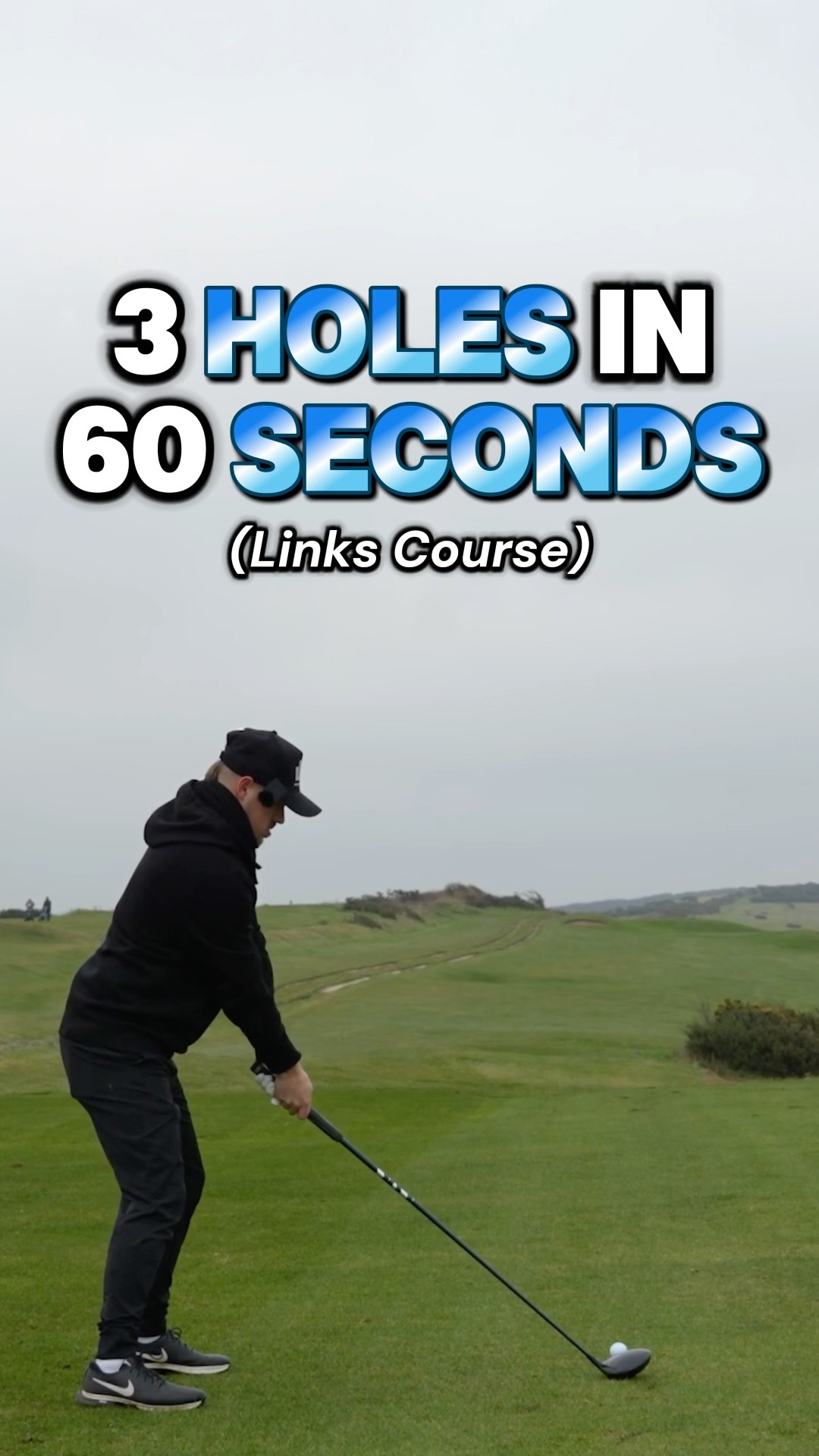 3 HOLES in 60 SECONDS (TOUGH COURSE) ??? #golf