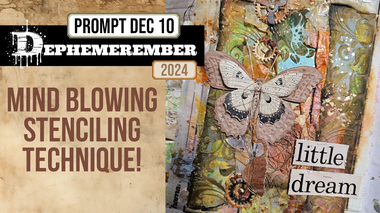 Check out this mind blowing STENCILING TECHNIQUE I found! 🎨 Let’s try it together!