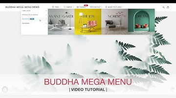 Buddha Mega Menu App   Tutorial