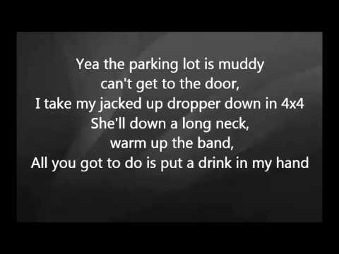 Eric Church - Drink in my Hand with Lyrics