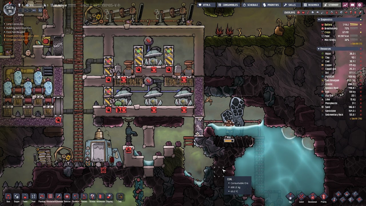 Oxygen not Included - S1E18: Dormant Steam Vent