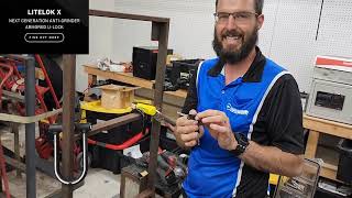 Litelok world's first antigrinder angle grinder resistant bike lock, top rated best bike lock 2022