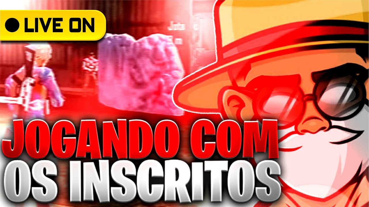 👑 FREEFIRE AO VIVO 🥇 X1 DOS CRIA AO VIVO🥇 FF LIVE 🥇 JOGANDO COM  INSCRITOS 🥇4X4 6X6🥇SALA PREMIADA🏆 