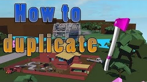 How to Duplicate Axes! [Solo] [Not Patched!] | Lumber Tycoon 2