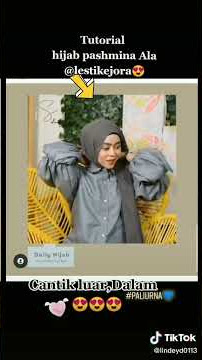 Tutorial hijab pashmina ala lesti kejora #Shorts
