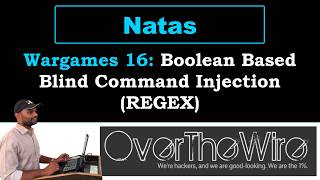 Natas 16 | Boolean Based Blind Command Injection (REGEX) | OverTheWire Wargames