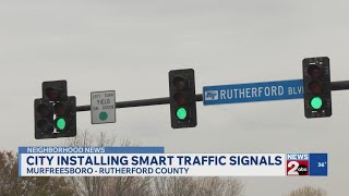 Murfreesboro installing new traffic signal technology
