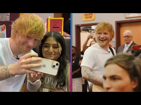 Ed Sheeran Leaves Students STUNNED After Surprise Visit