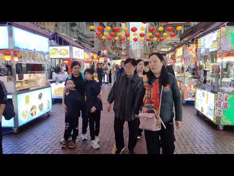 李家超香港廟街夜市佐敦 3月4日下午6時05分