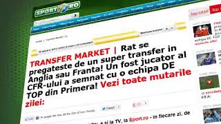 Sport.ro Transfer Market - Filmed, Compositing & Edited