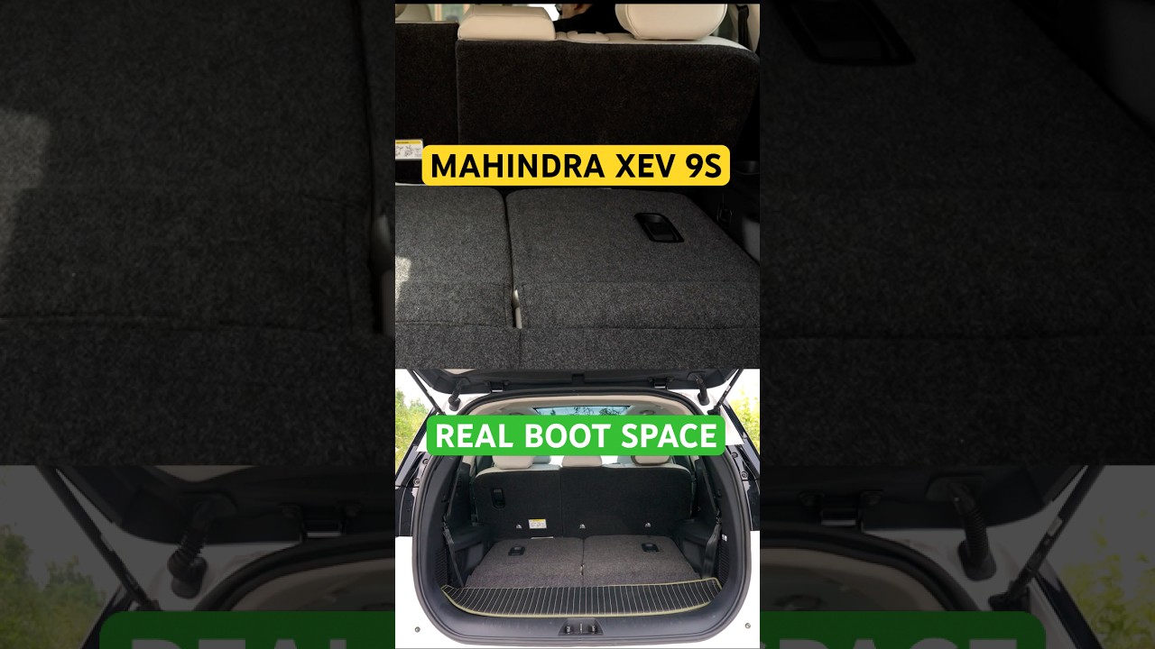 XEV 9S Boot Space Test: 7-Seater to 500L in Seconds