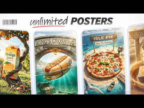 World's Shortest Poster Design Course Using Ai