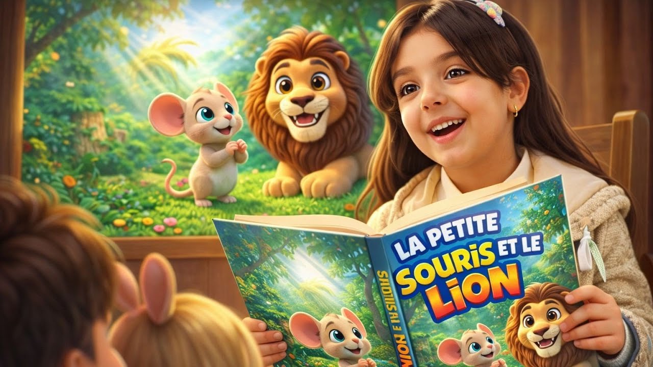  L'Histoire de la Petite Souris et du Lion 🌙📖 | قصة الفأر الصغير والأسد