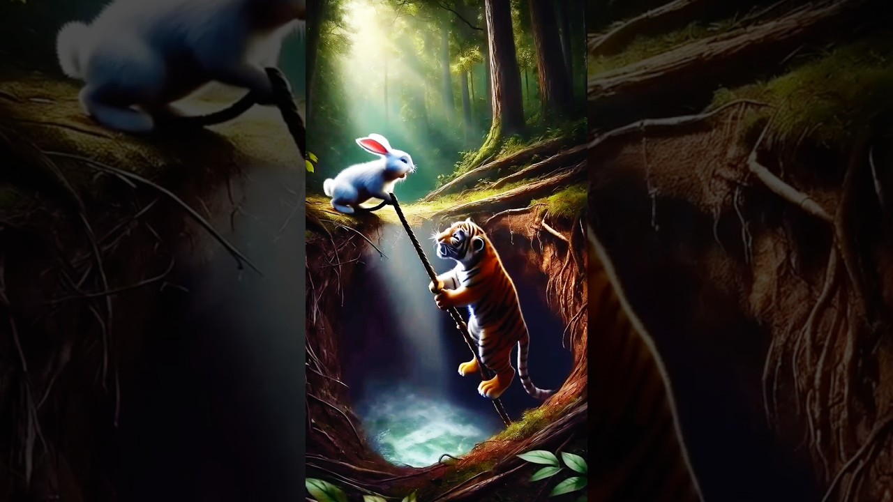 Brave Rabbit Saves the Bug – A Heartwarming Rescue 😲 