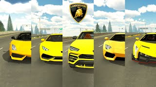 Top Speed of All Lamborghini in Car Parking Multiplayer
