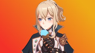 Diluc Swipe Genshin Impact Animation 8K