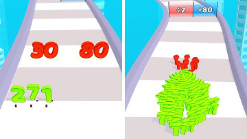 Digit Run 3D - All Levels Gameplay Android, iOS