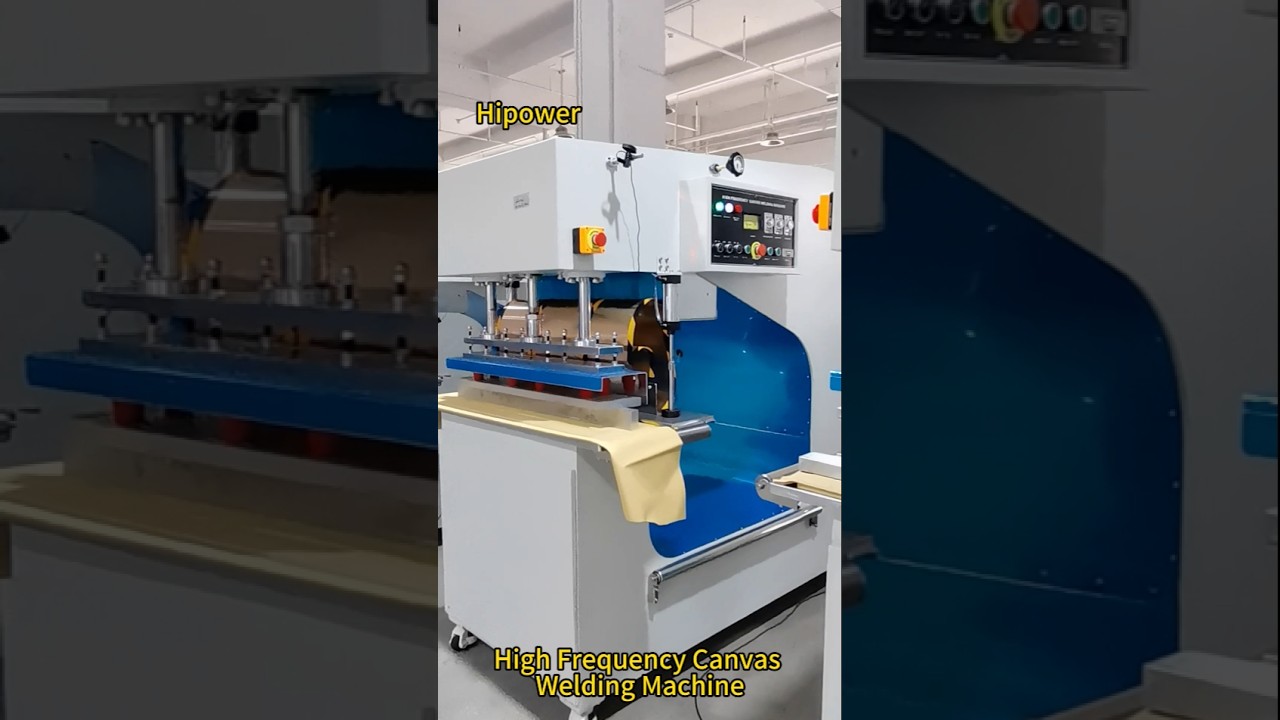 High frequency canvas welding machine