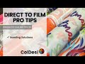 Direct to film pro tips banding of prints