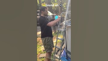 Pool tips: pool ladder #lifehacks #diy #abovegroundpools
