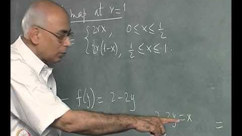 Mod-01 Lec-19 Discrete time dynamics (Part III)