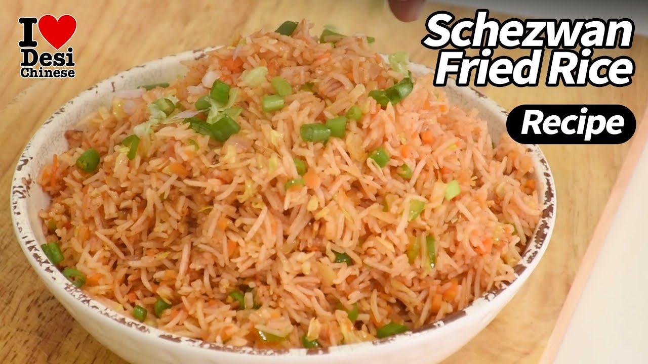 Quick Schezwan Fried Rice | Restaurant Style Schezwan Fried Rice Recipe ...