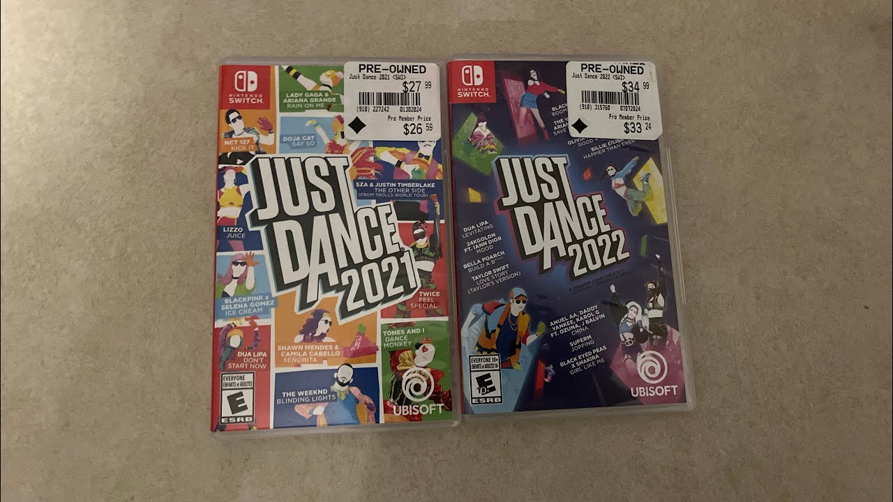 Unboxing Just Dance 2021 & Just Dance 2022 - Nintendo Switch - YouTube