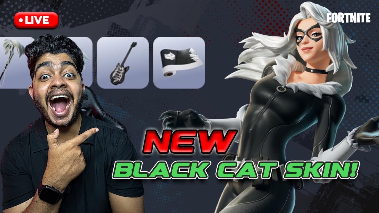 🔴FORTNITE *NEW* BLACK CAT SKIN COMING SOON - YouTube