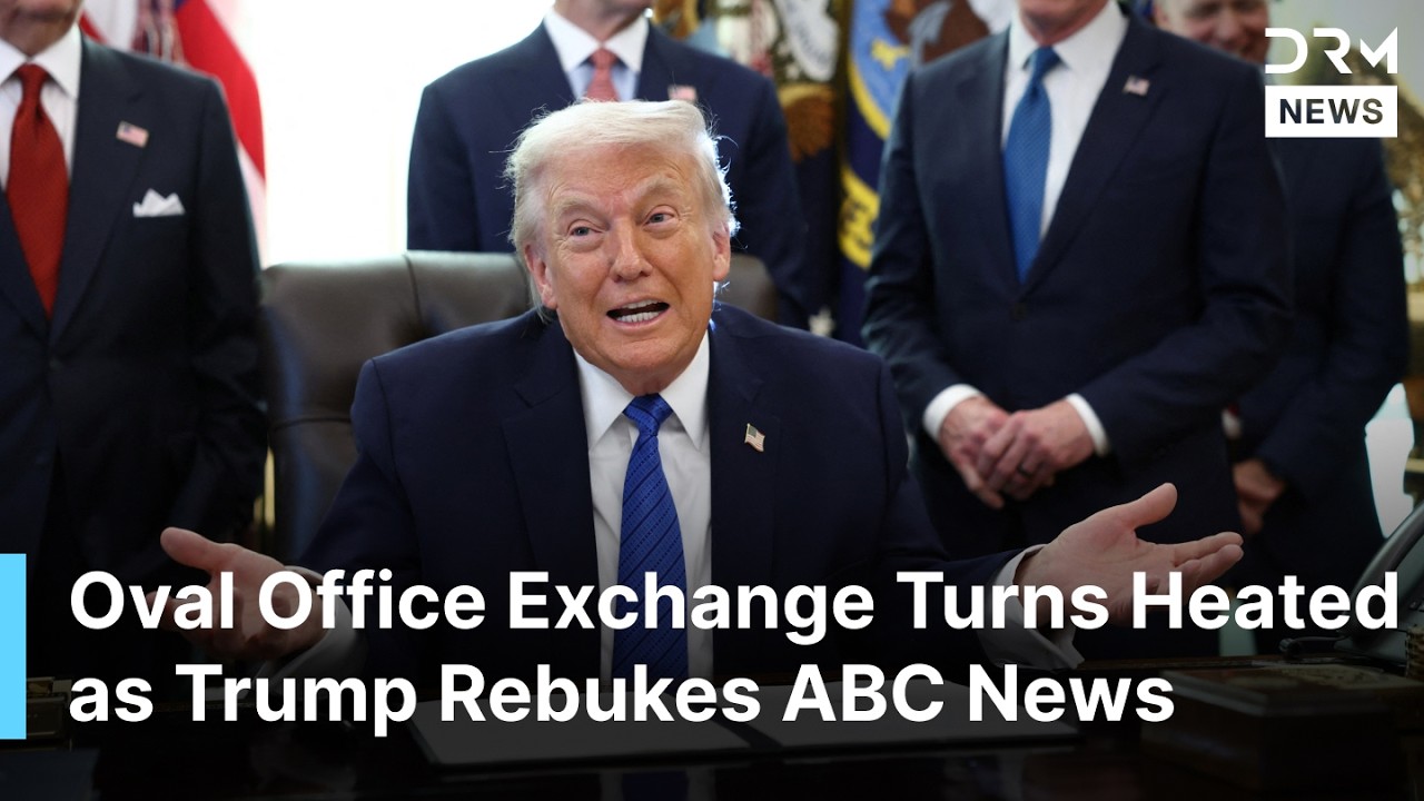 Trump Shuts Down ABC News Reporter During Heated Oval Office Exchange, "I Didn’t Call on You" | AC1N