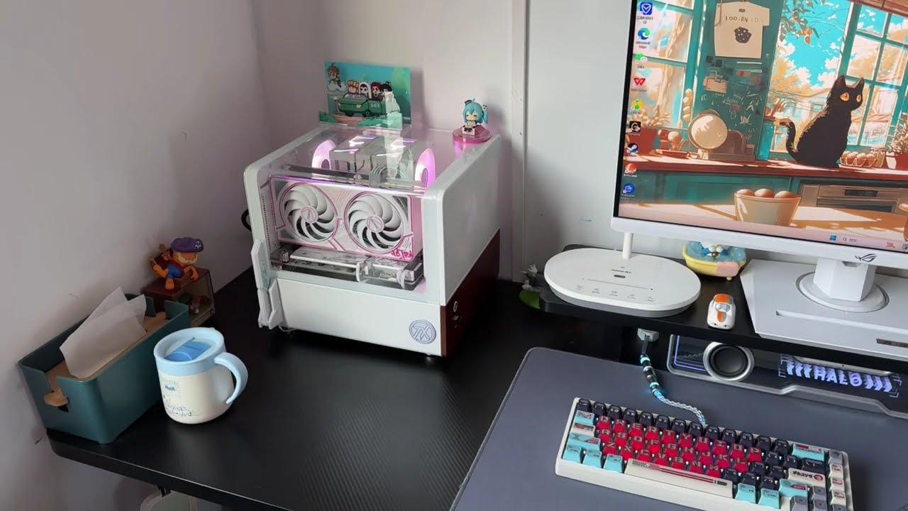 Vỏ Case PC Jonsbo V12 Case Máy Tính ITX Vỏ Mini Tower Mặt Kính Nhỏ Gọn Để Bàn Chính Hãng