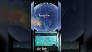 Solomon Island 🇸🇧  On Google Earth Location #worldmapforum #shorts #subscribe #solomonisland