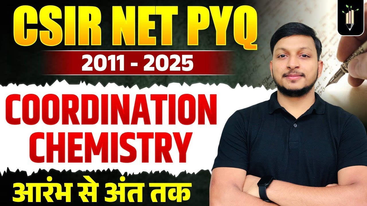 Coordination Chemistry CSIR NET PYQ A to Z
