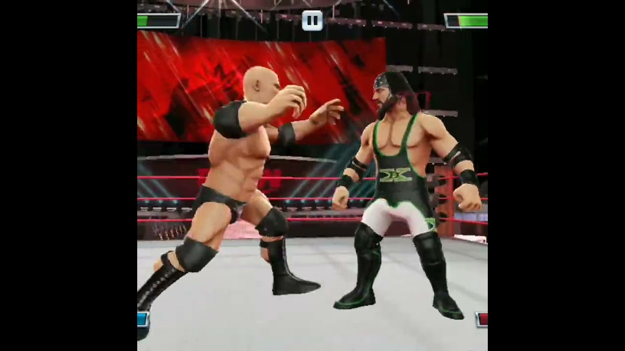 wwe mahyem gameplay `| super ⭐⭐ the rock🤘 🆚 x pack fight💯