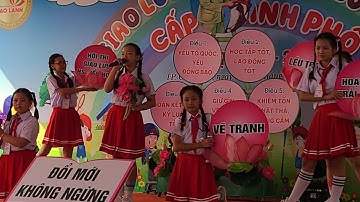 Tiết mục văn nghệ  "Ngày hội giao lưu học sinh tiểu học" trường TH Lê Văn Tám