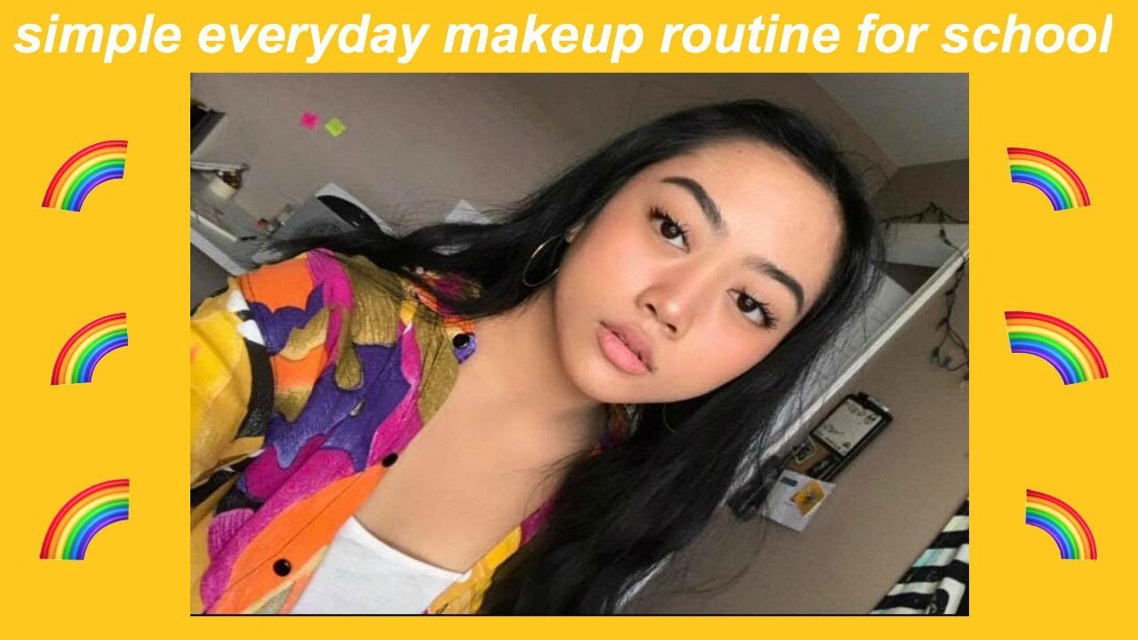 HIGH SCHOOL MAKEUP ROUTINE 2018 [junior]
