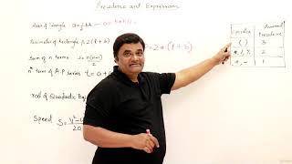 Operator precedence and Expressions