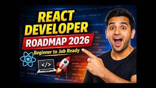 React Roadmap 2026| From Beginner to Job-Ready Developer| Step-by-Step for Beginners Projects Skills